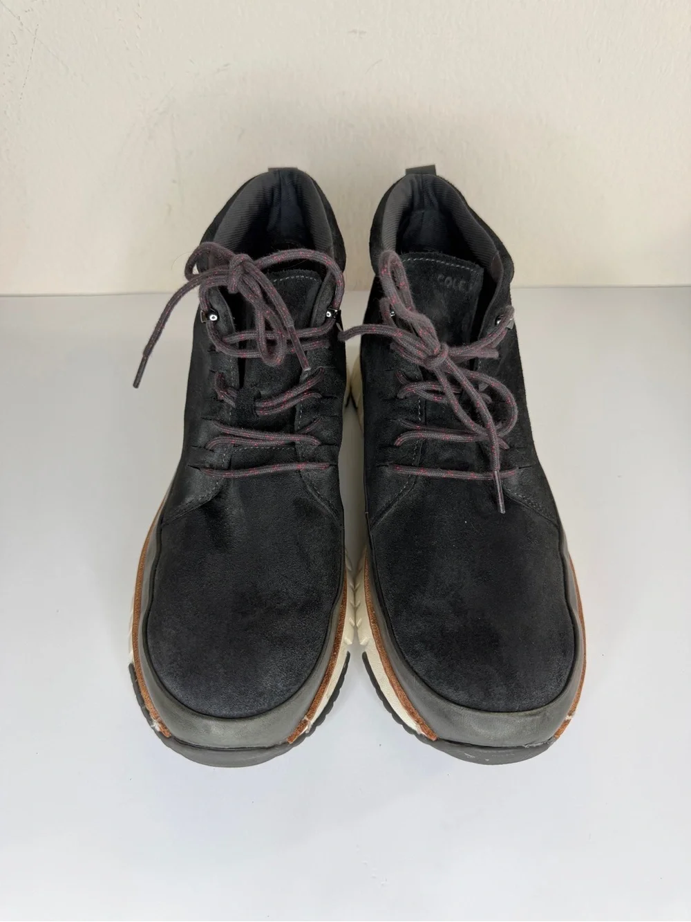 Cole Haan Zerogrand Rugged Men's Size 11M Chukka Boots Black Suede C28460